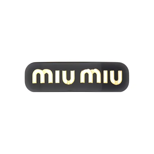 MIU MIU Hair Clips Women's Black