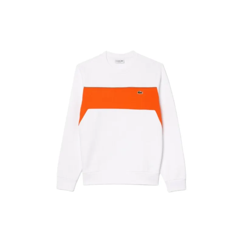 LACOSTE T Shirt Men's White Orange-0