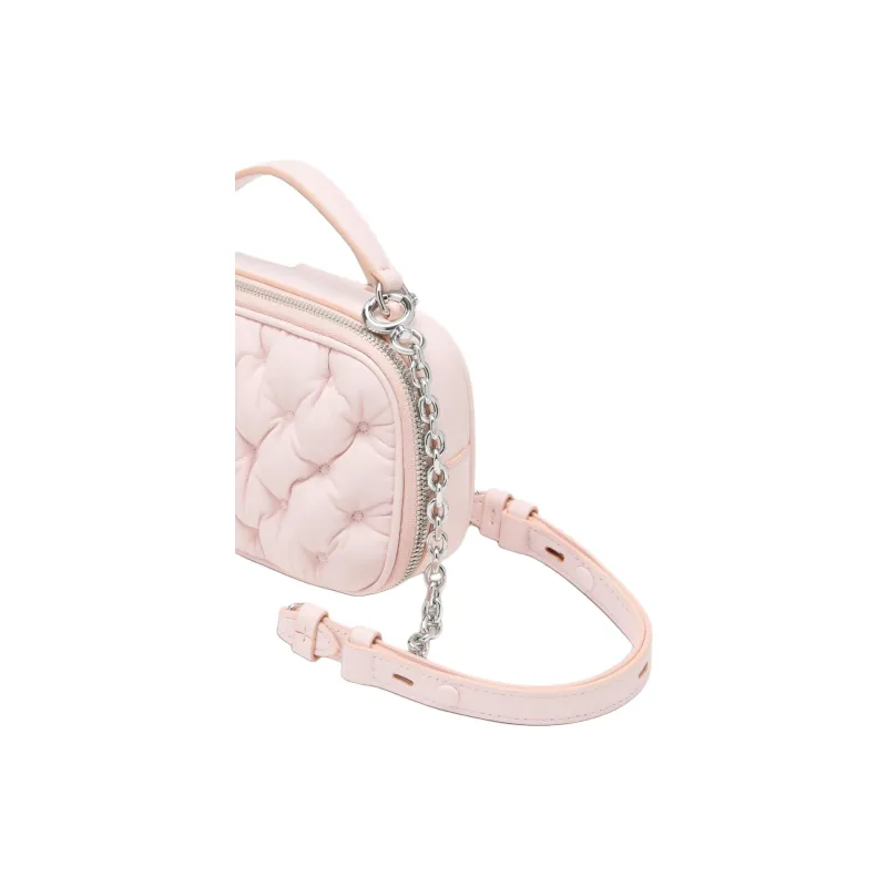 Maison Margiela Glam Slam Sheepskin One Shoulder Handbag Mini Women's Pink-4