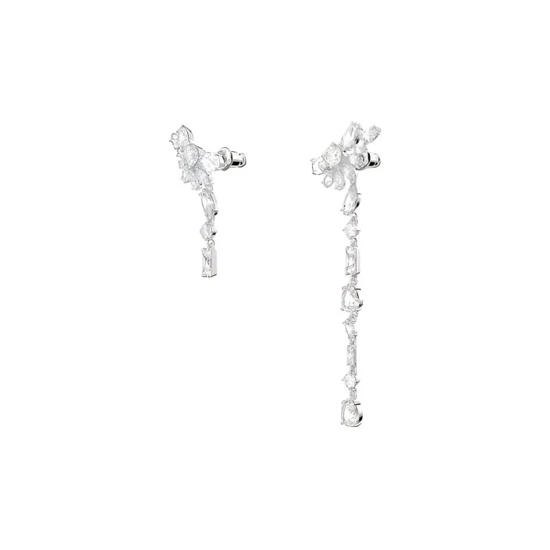 Swarovski Rhodium-Plated Earrings Women's White-2