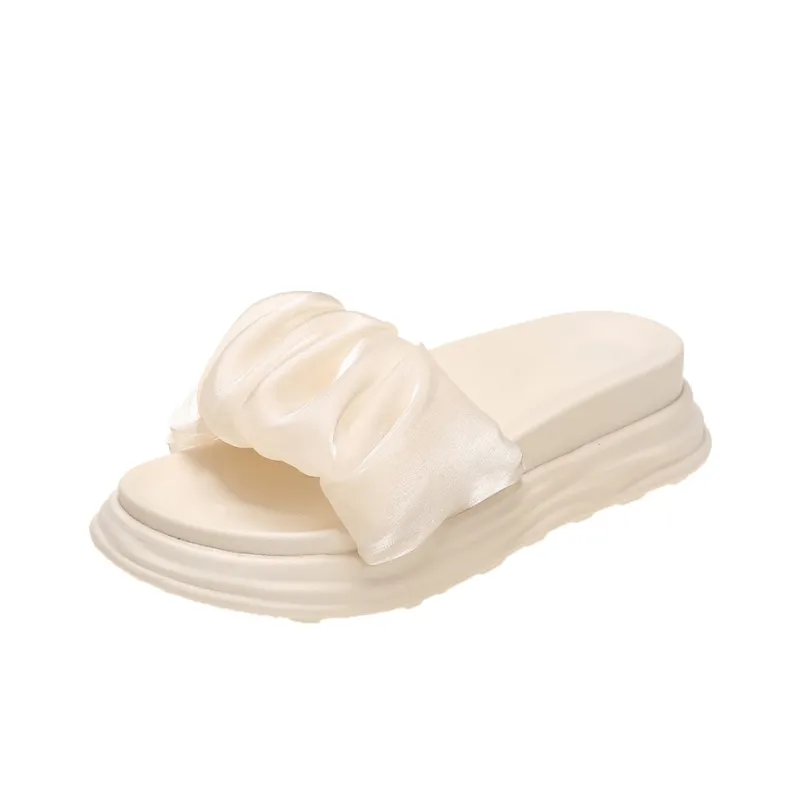 Puppytown Rubber Sole Slip Resistant Odor Resistant Slide Slippers Women's-0