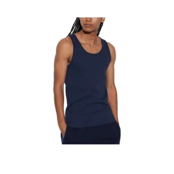 UNIQLO Tank Tops Unisex Navy Blue