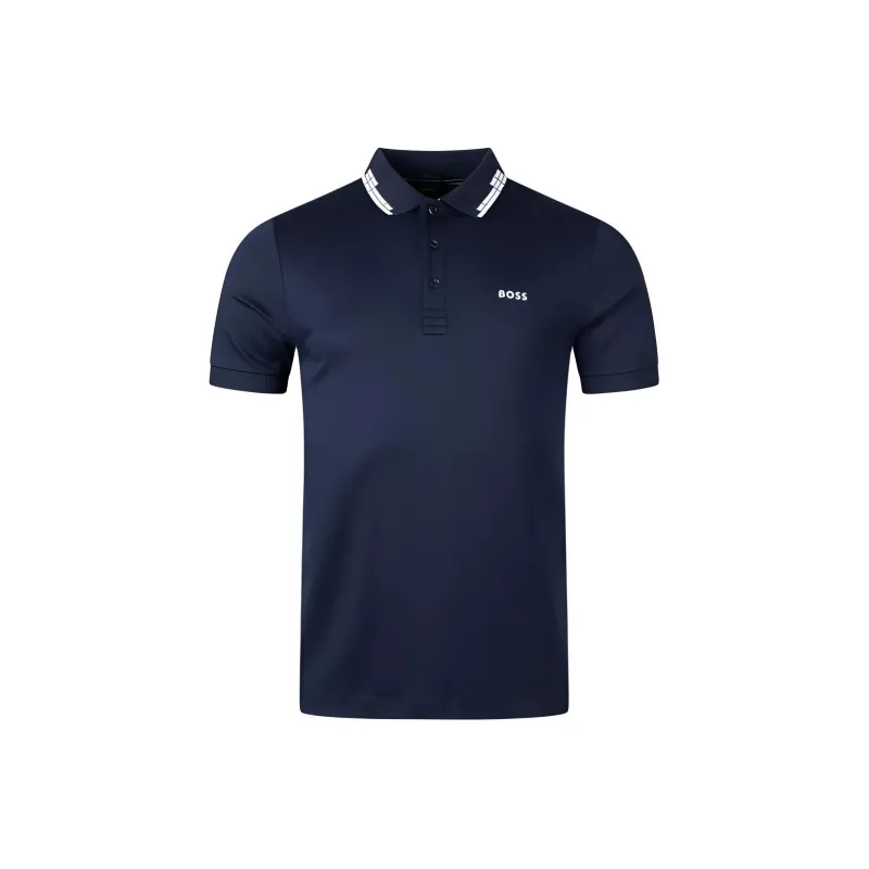 HUGO BOSS Polo Shirt Men's Marine Blue-0