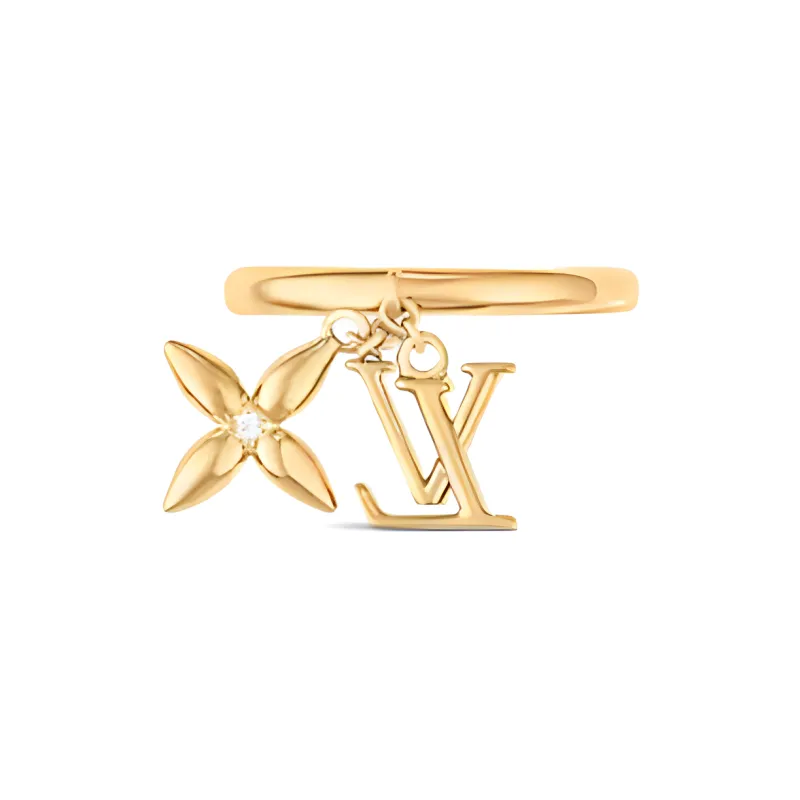 LOUIS VUITTON Louisette Signature Ring-1