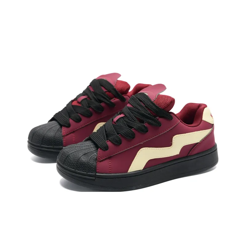 Circle Small Coverage Abrasion Resistant Lightweight Low Top Skateboard Shoes Unisex-16