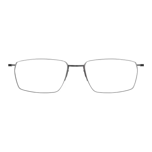LINDBERG Titanium Irregular Shape Eyeglass Frames Men's Black
