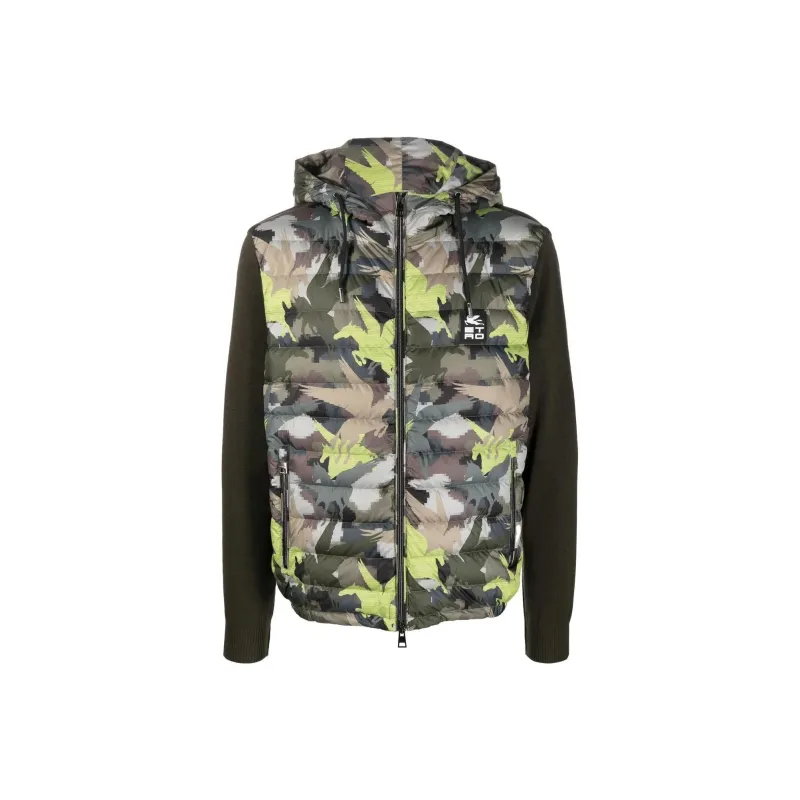 ETRO Pegaflying print Padded Jacket-0