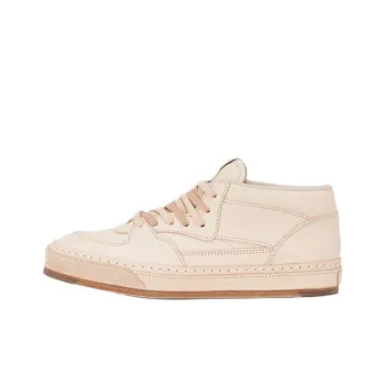 Hender Scheme x Vans Anti Slip Wear Resistant Mid Top Skateboard Shoes Unisex Beige