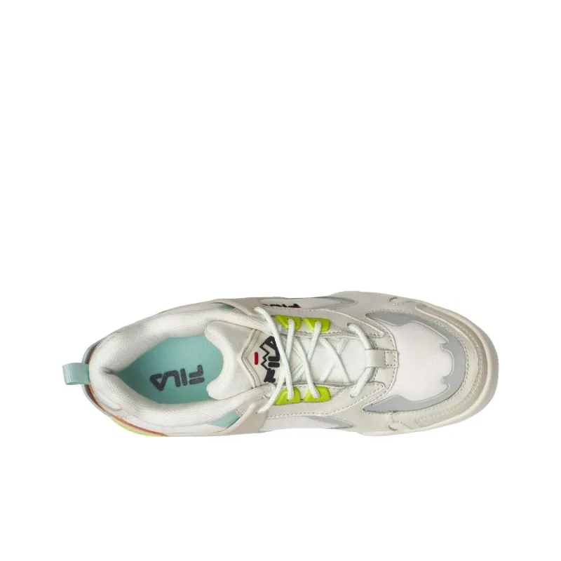 FILA Anti Slip Wear Resistant Low Top Casual Shoes Women's White-4