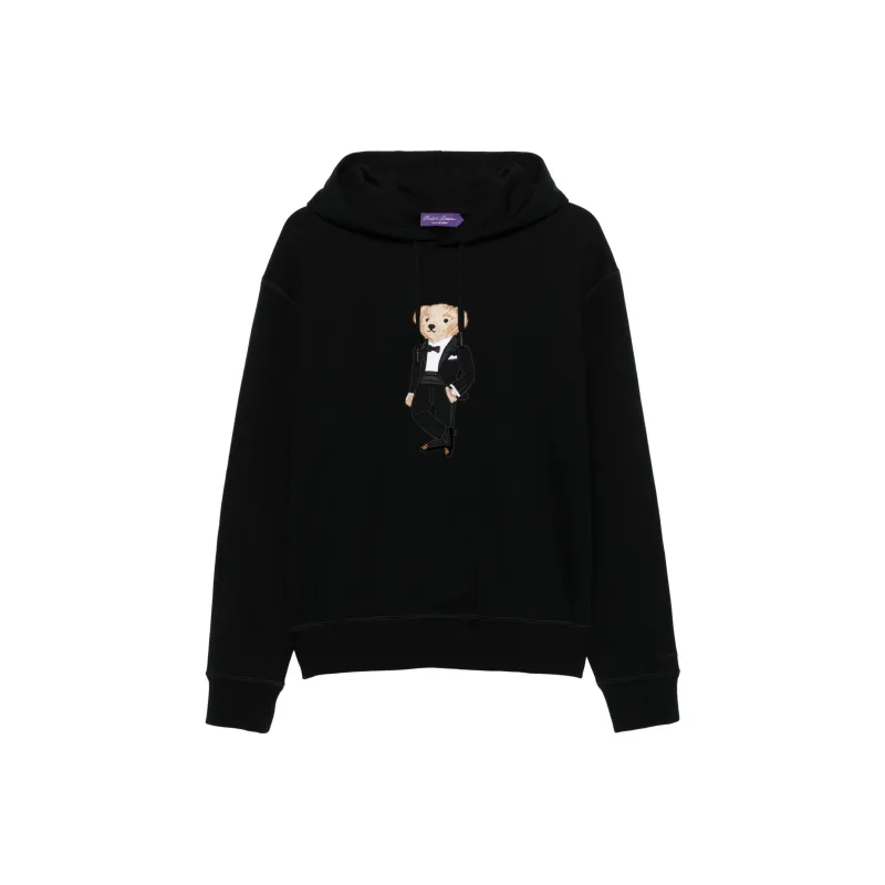 Ralph Lauren Purple Label Polo Bear Drawstring Hoodie-0