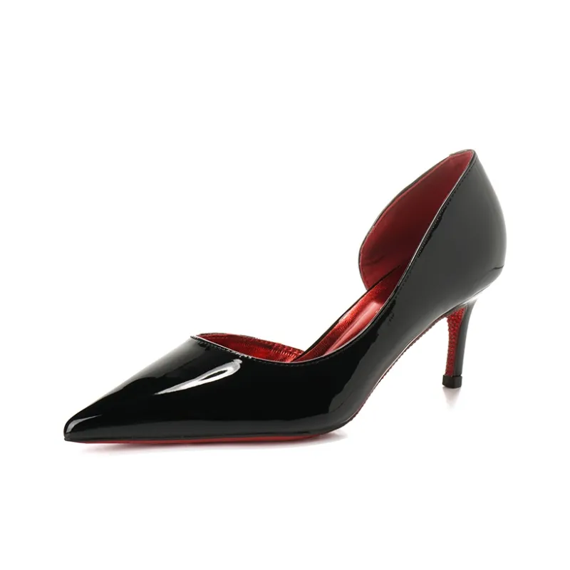 QITUMAUL Slim Heel High Heels Women's-0