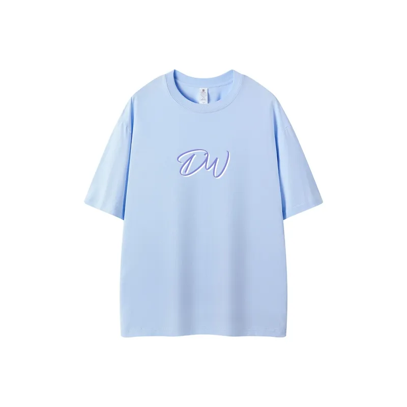 D&W T Shirts Unisex Sky Blue-0