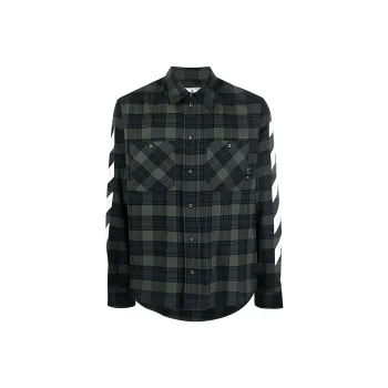 OFF WHITE Tartan Diagonal Shirt