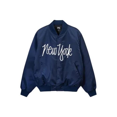 Stussy La Chapter Satin Varsity Jacket