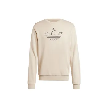 Adidas Originals TREFOIL CREW FW24 Sweatshirt Men's Beige