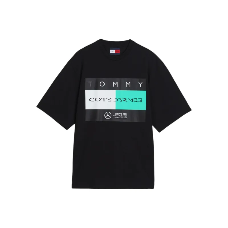 Tommy Hilfiger Tommy Hilfiger X Mercedes-AMG F1 T-Shirts Unisex Black-0