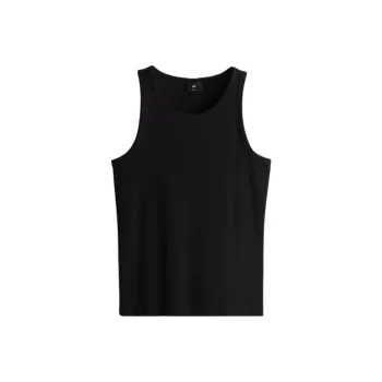 H&M Tank Tops Men Black
