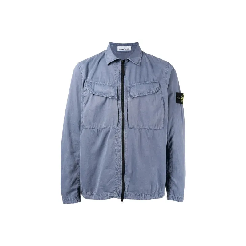 STONE ISLAND Jacket Men's Peacock Blue-0