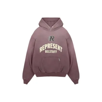 Belstaff X REPRESENT Belstaff Collaboration Sweatshirts Men Pink Purple