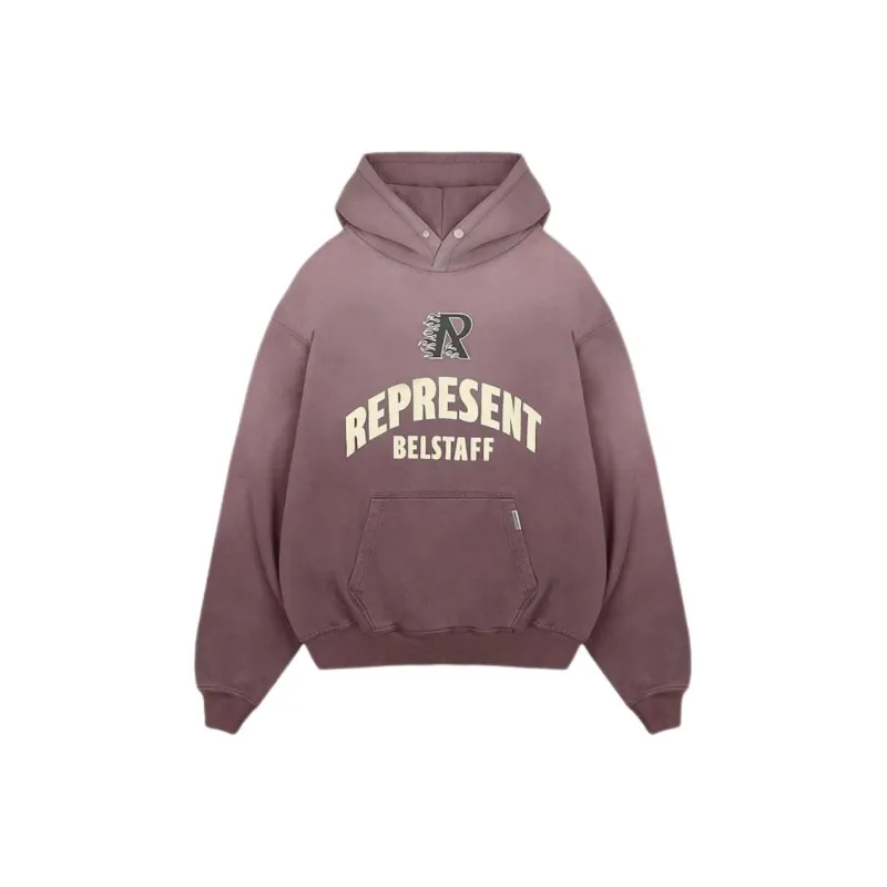 Belstaff X REPRESENT Belstaff Collaboration Sweatshirts Men Pink Purple-0
