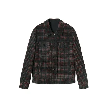 DAVID NAMAN FW22 Jacket Men's Orange Black