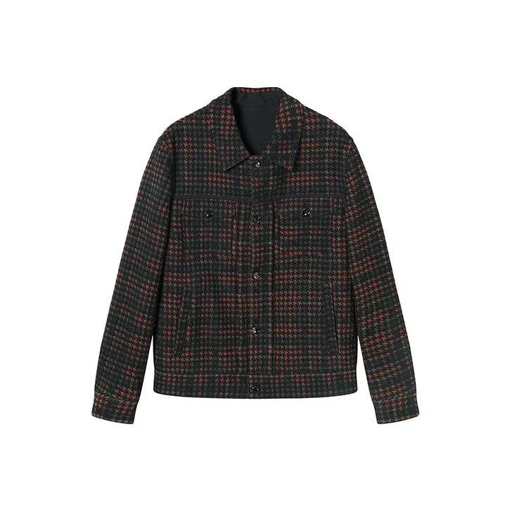 DAVID NAMAN FW22 Jacket Men's Orange Black-0