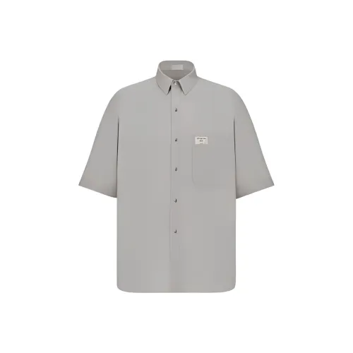 DIOR Quarterly New Products Shirts Men Gray