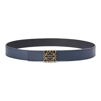 LOEWE Leather Belts Men Blue