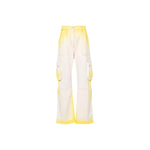 MSGM Cargo Pants Women's Canary Yellow