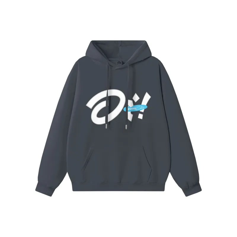 Qnxeey Sweatshirt Unisex Burgundy-5