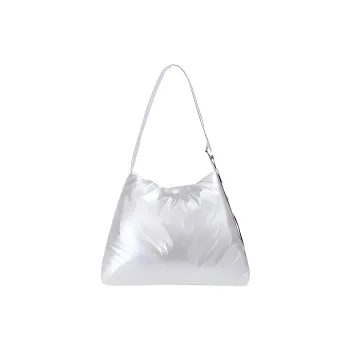 FIND KAPOOR Artificial Leather Crossbody Bag Shoulder Bag Medium Size Women's Silver