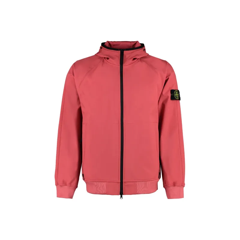 STONE ISLAND LIGHT SOFT SHELL R SERIES SOFT SHELL Jackets Coats Men's Fuchsia-0
