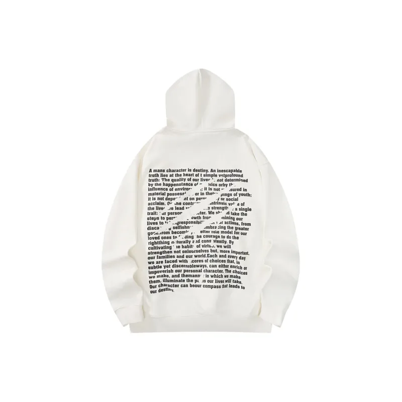 Suamoment Autumn Casual Loose Fit Hoodie Unisex-2