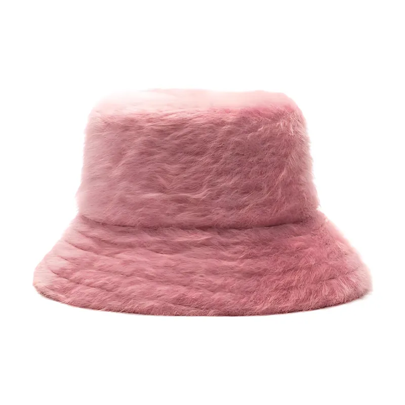 KANGOL Wool Modified Acrylic Nylon Bucket Hats Women's Pink-1
