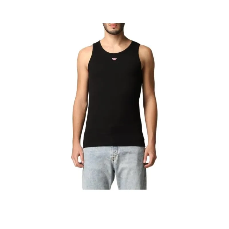 DIESEL T Lifty D Logo embroidered Tank Top-0