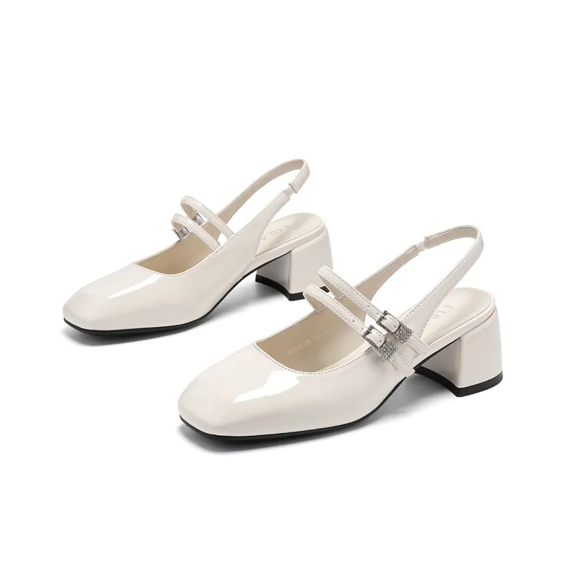 EBLAN High Heels Women's Beige-1