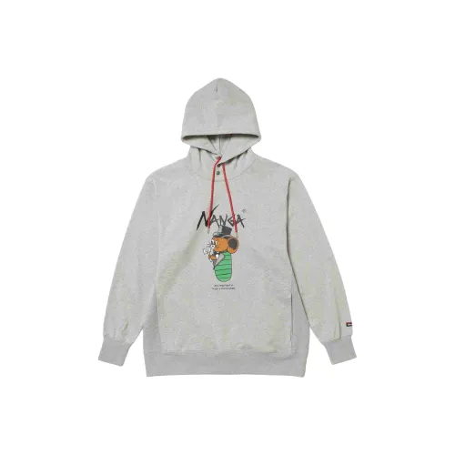 NANGA x Jerry Ukai Ferre Yarn ECO Sweatshirt Unisex Light Gray