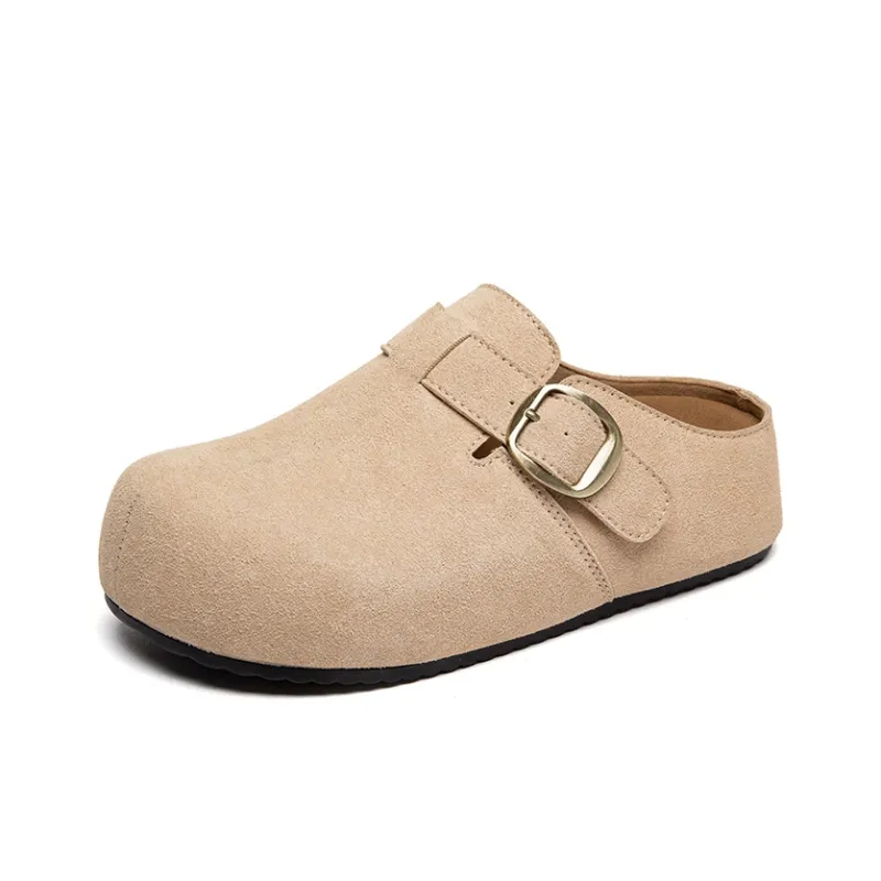 H2 Rubber Sole Abrasion Resistant Slip Resistant Closed Toe Slippers Women's-25