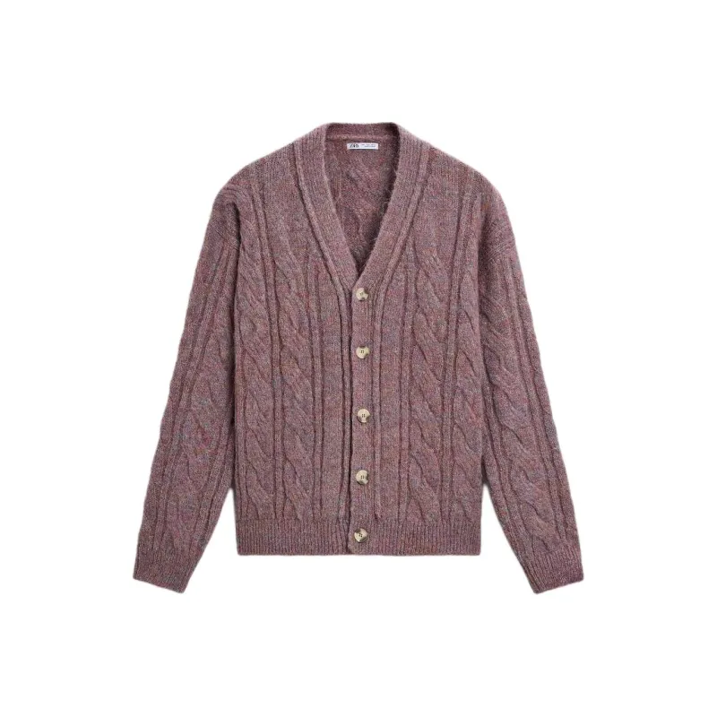 ZARA Knitwear Men Purple-0