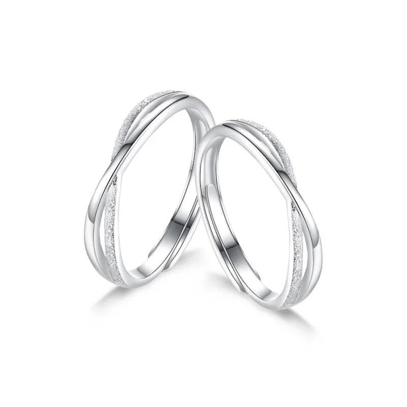 NUSQ Sterling Silver Rings Unisex-11