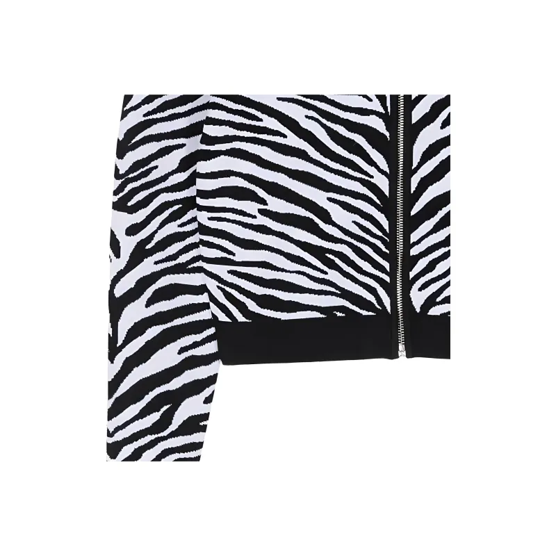 MICHAEL KORS Zebra print Cropped Cardigan-3