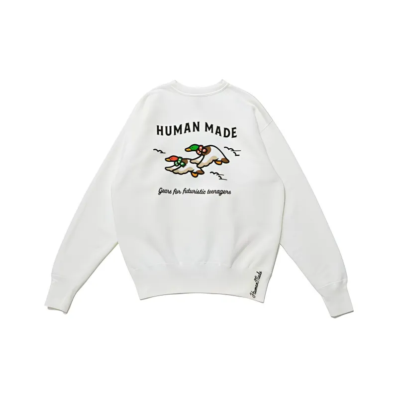 HUMAN MADE Sweatshirts Men White-0