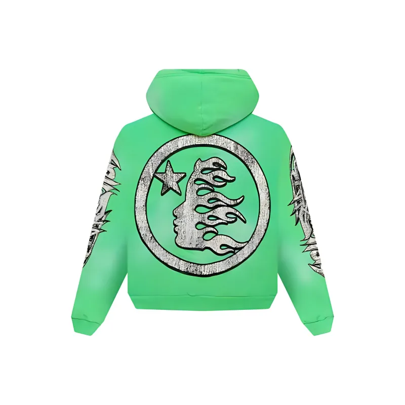 Hellstar Graffiti Zip Up Hoodie-1