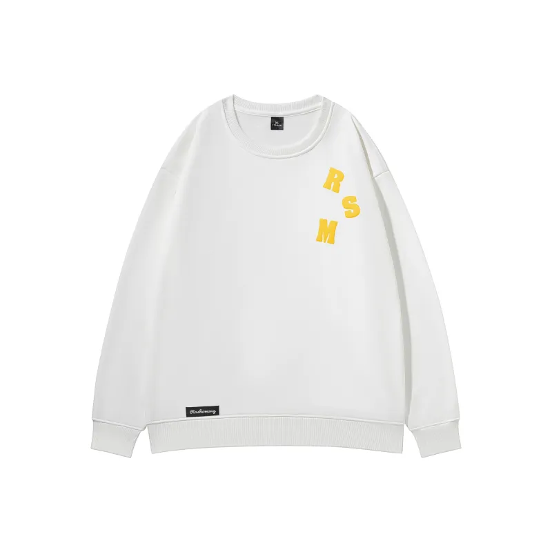 RASHOMONG Sweatshirt Unisex White-16