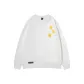 White[Crew Neck Fleece-Lined]