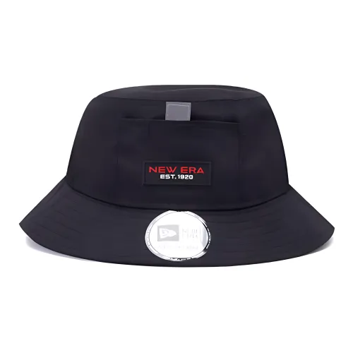 New Era Polyester Bucket Hats Unisex Black