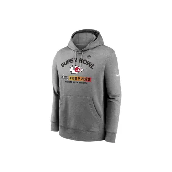 Nike Kansas City Chiefs Super Bowl Lix Bound Team Logo Men's Nike Nfl Pullover Hoodie
