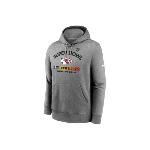Nike Kansas City Chiefs Super Bowl Lix Bound Team Logo Men's kids nike Nfl Pullover Hoodie