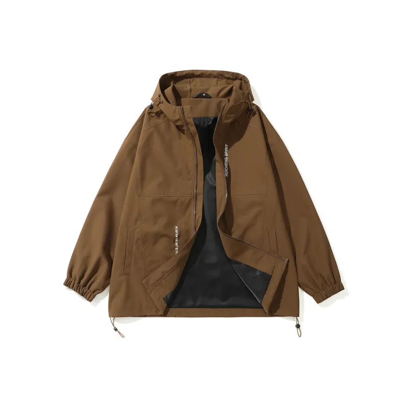 HCHUICHENG Jacket Fleece Lined/Regular Unisex-41