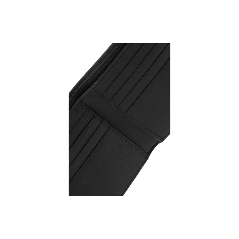 Valentino Calfskin Wallet Regular Men's Black-3